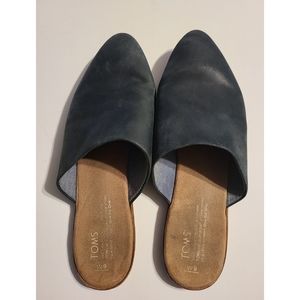 TOMS Jutti Leather Mules Size 9